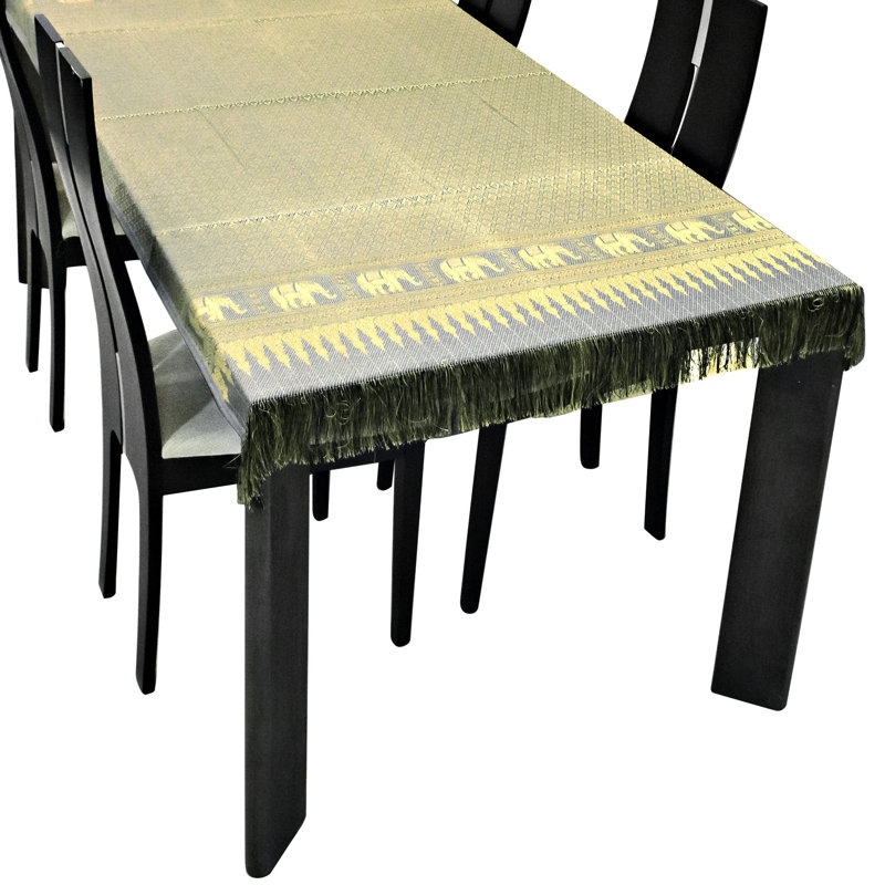 Nappe en soie à imprimé animal, Argent
