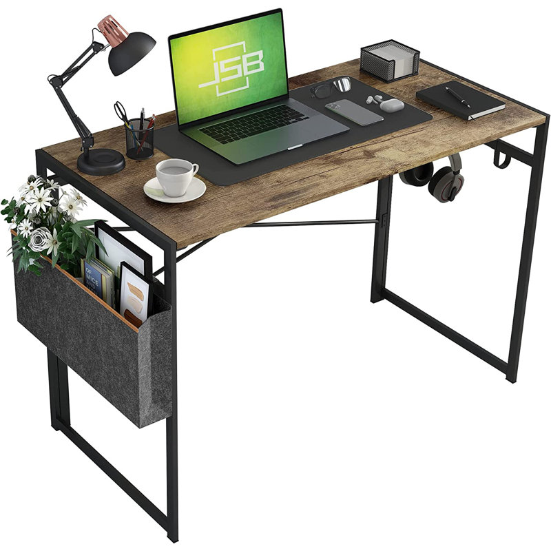 Bureau, Brun rustique / noir, H 29,53 po x l 39,37 po x P 19,69 po
