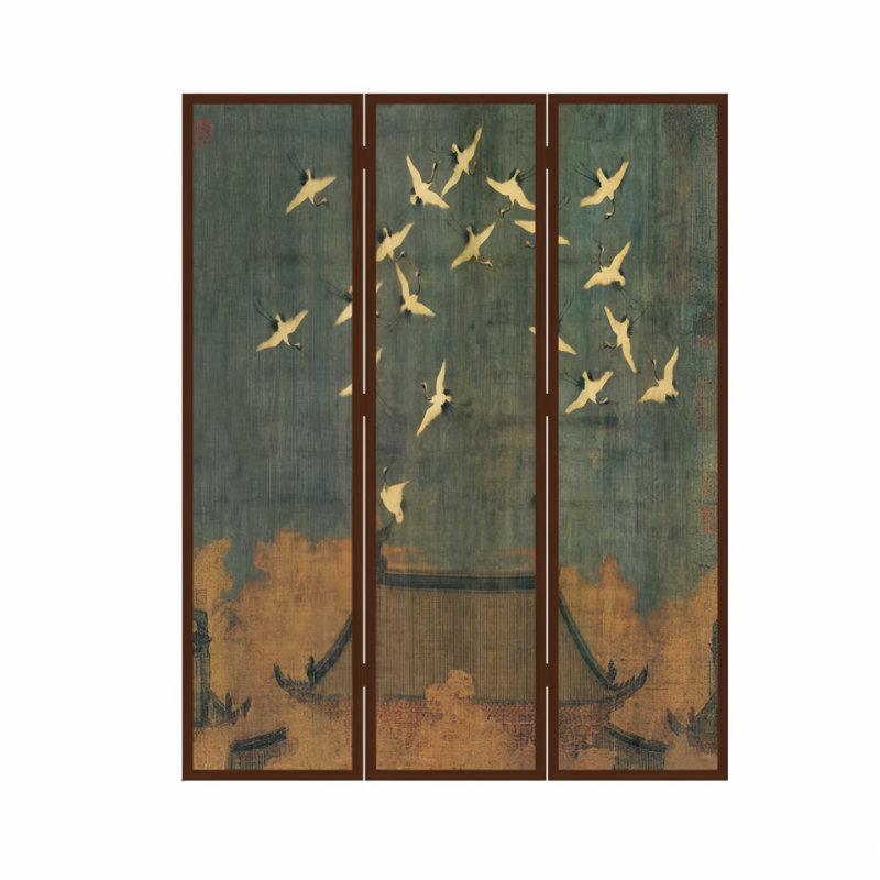 Classical aesthetic screen, 70.86" H x 53.14" W x 1.18" D