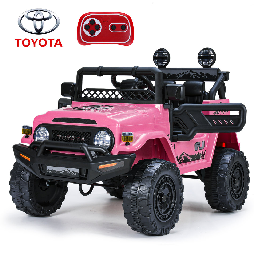 12 Volt Toyota FJ Cruiser Battery Powered Ride on Toy Car All-Terrain Vehicles with Remote Control FUNTOK 
