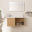 Ensemble de meuble-lavabo mural simple 36 "en L avec lavabo en résine-1948584571