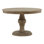 47" Mango Solid Wood Pedestal Dining Table