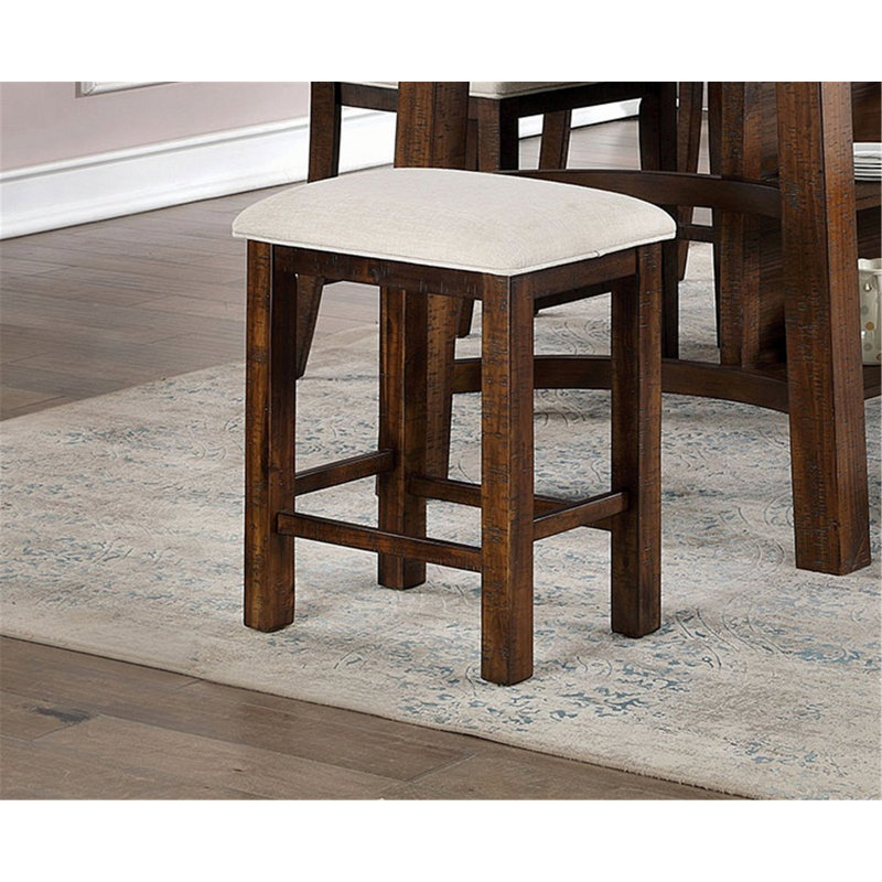 Ensemble de 2 tabourets à hauteur de comptoir pour salle à manger