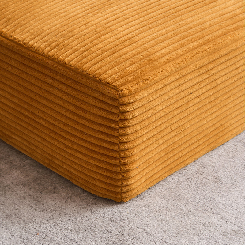 Canapé surdimensionné pour chaise longue, Orange