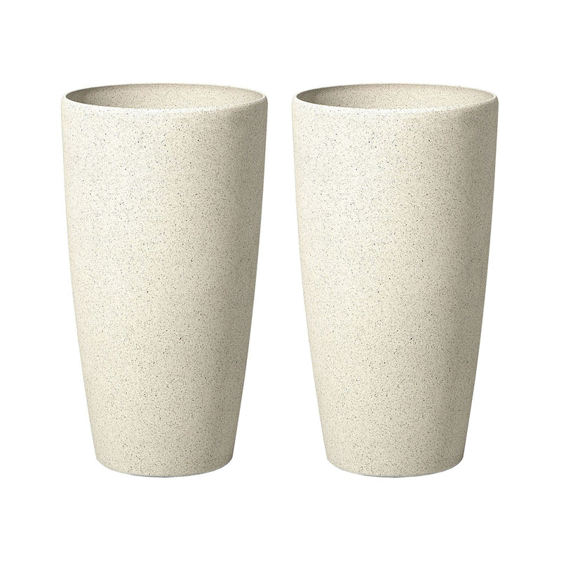 Livina Pot Planter, Beige, 31cmH x 31cmW x 58cmD