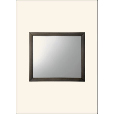 Miroir à finition chêne gris