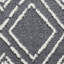 Tapis d'intérieur bleu en polyester tissé à la machine Eliot-50384204