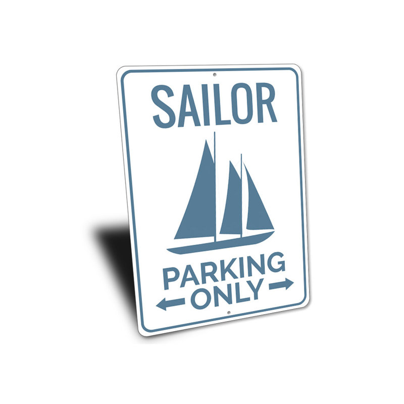 Panneau en aluminium Sailor, H 14 po x l 10 po x P 0,04 po