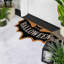 Paillasson Natural Halloween en forme de chauve-souris en forme de chauve-souris 18 po x 30 po