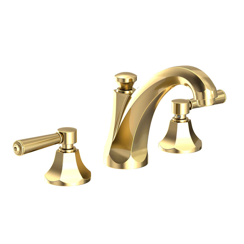 Metropole Widespread Bathroom Faucet with Drain Asssembly, Forever Brass