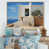 Toile naturelle avec cadre flottant