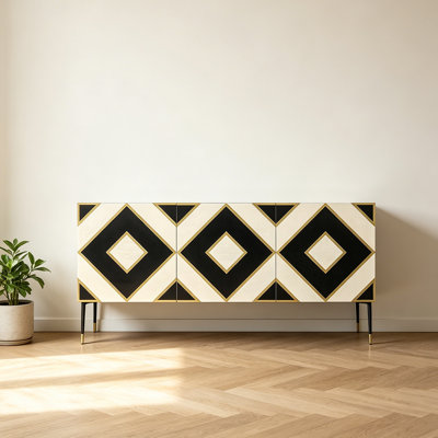 Nordic-style modern and simple sideboard