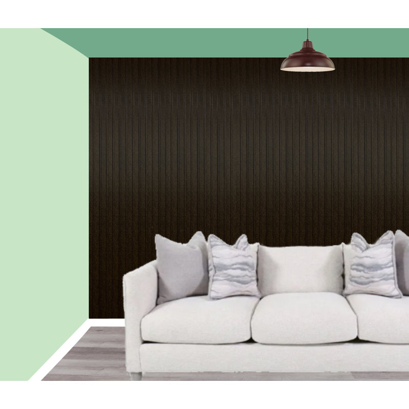 6.5" x 94.5" Shiplap Wall Paneling (10-pack), Water Brown
