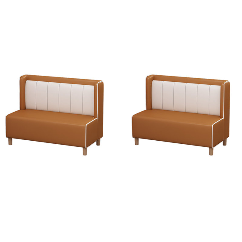 Banc de restaurant Minimalist Cafe 47,2, Brun / blanc