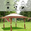 Kempsford 4m x 4m Metal Party Tent-550948516