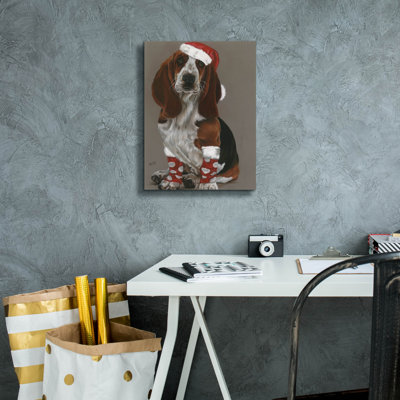 «All Dressed Up» par Barbara Keith, The Holiday Aisle®, art mural sur toile