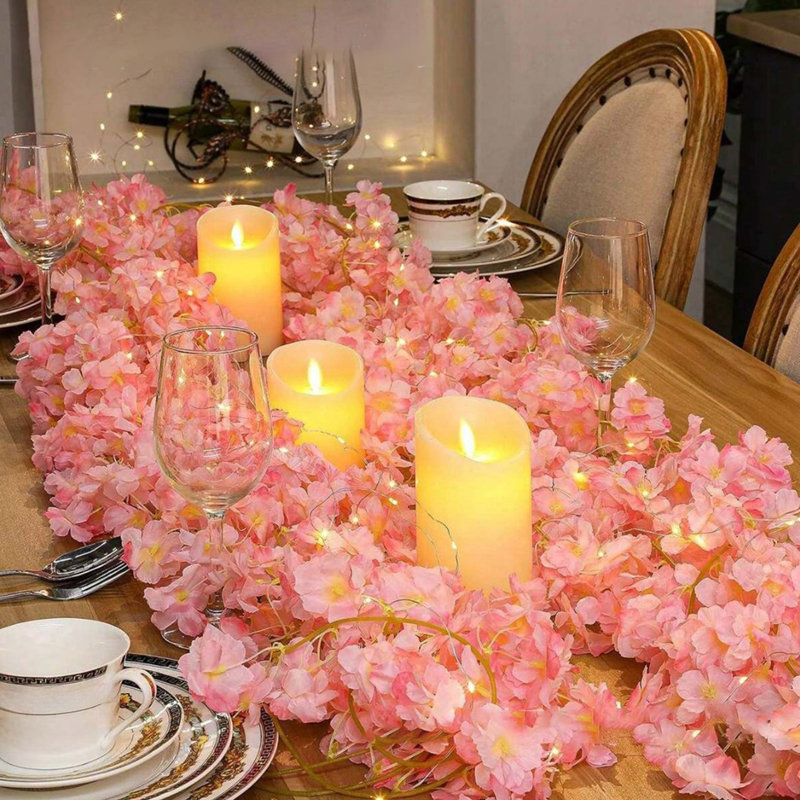 Décorations de Noël Cherry Blossoms Vines Lights, A