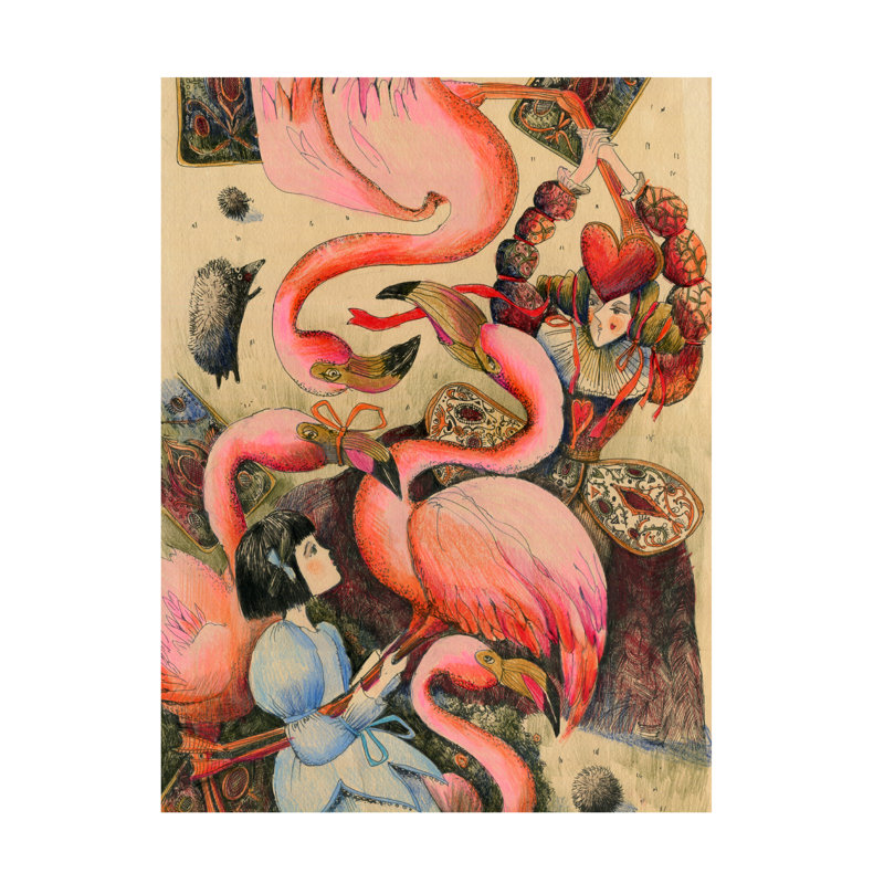 Art sur toile Olga Grebennik Alice 2, H 47 po x l 35 po
