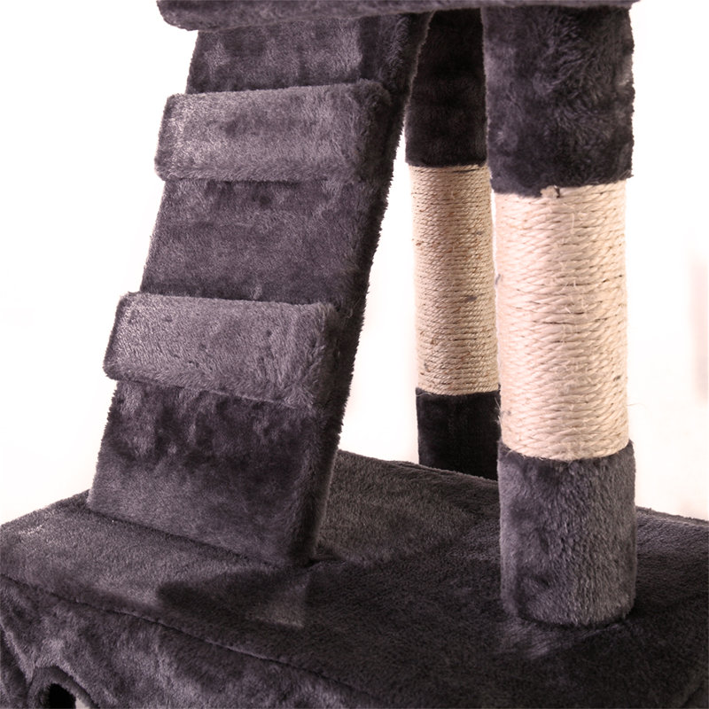 67'' Multi-Level Cat Tree Tower, Kitten Condo House with Scratching Posts