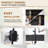 CASAINC Single-Handle Pull-Down Kitchen Faucet Single Hole Faucet with Deck Plate-93753022