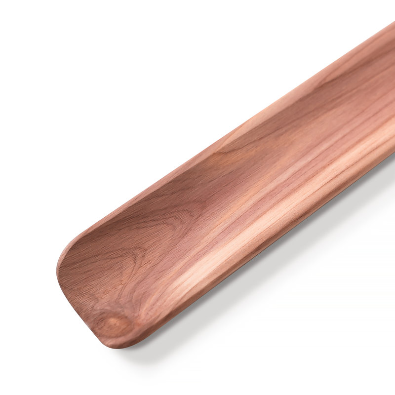 CONSDAN Shoe Horn, Solid Cedar Wood Shoe Horn, Travel Shoe Horn for Men Women and Senior