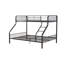 Lit superposé simple Caius Gunmetal