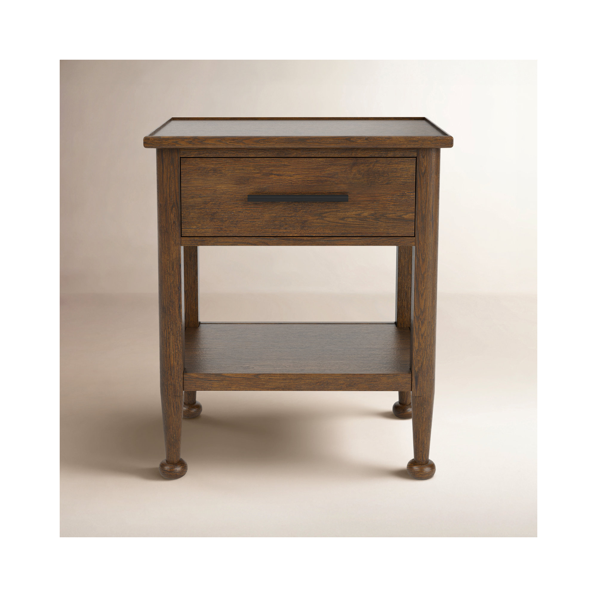 Billie 1 - Drawer Nightstand, Brown