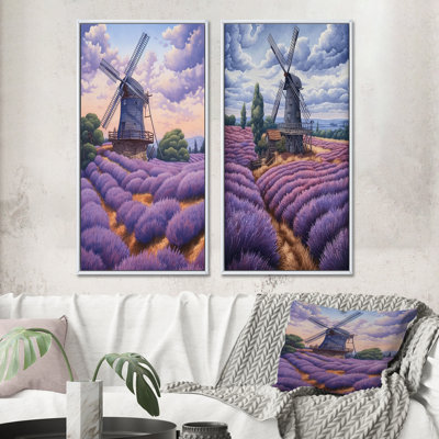 " Lavender Mills " 2 - Pieces