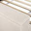 Lit de jour rembourré avec compartiments de rangement et lit gigogne portatif, ensemble de configuration audio, rangement moderne, encastré-1201382817-1201382820