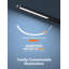 Lampe de bureau 4,7 po noire USB