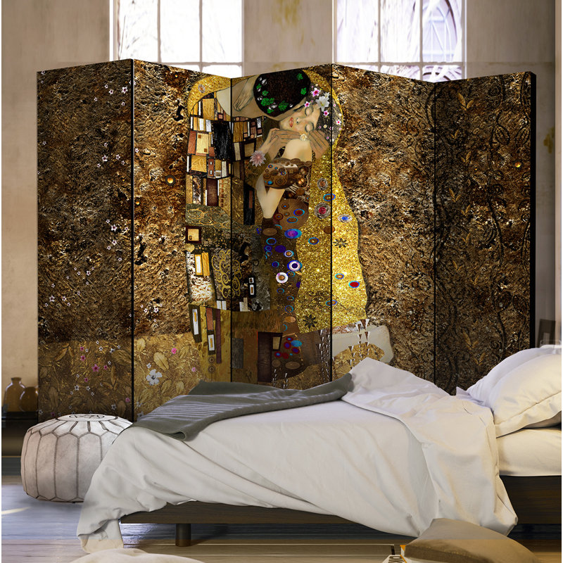 172cm H Solid Wood Folding Room Divider, 5