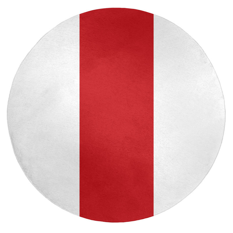 Chenille Indoor Rug, Round 5'