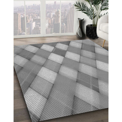 Tapis 100% à motifs lavables à la machine 2989 Pat1617 GRY