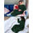 Beckon Fleece Girl / Woman+ Mid-Calf Bathrobe with Pockets-960344069-960344095