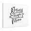 Jesus Prayin Mama - Wrapped Canvas Print-731262152