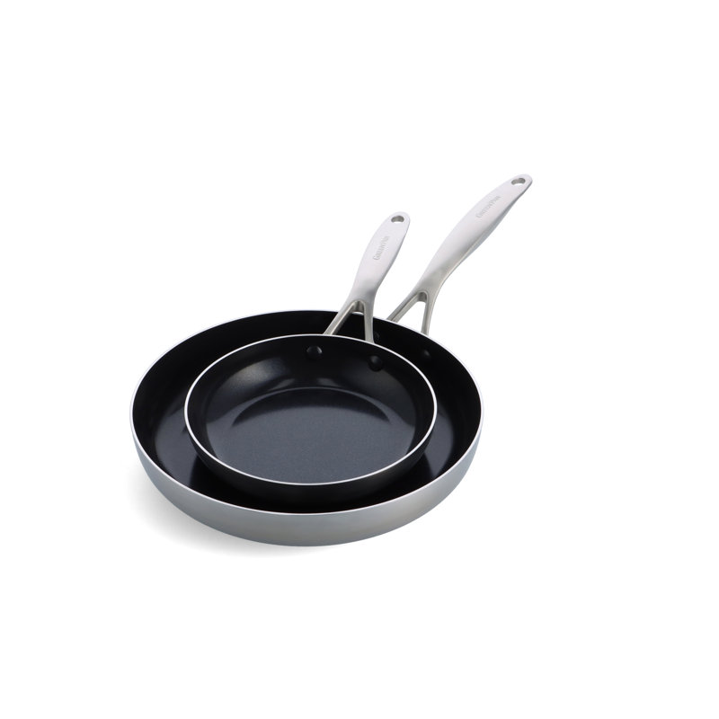 GreenPan Geneva PFAS Free Non Stick Frypan Set 20 & 28cm
