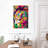 Brampt Lion Abstract Colors-108547045