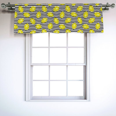 Sateen Ruffled Window Valance
