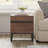 Aadam Modern End Table With 2 Drawers, Farmhouse Sofa Table, Wooden Rustic Side Sofa Table With Metal Leg For Living Room, Nighstand For Bedroom-1645457418