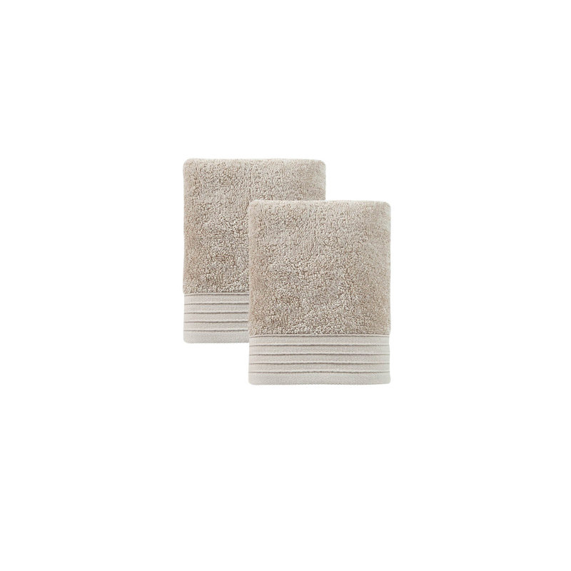 Minnia Plush Hand Towel, Taupe