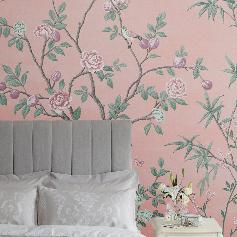 Murale églantine Laura Ashley