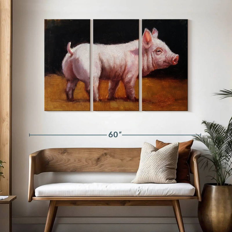 Brampt Wilbur, 32" H x 50" W