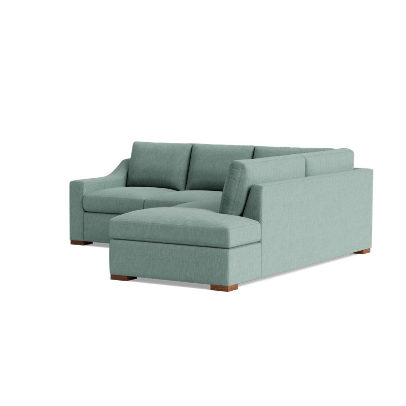 Lucca Sectional, Right Hand Facing, Performance Weave - Spa
