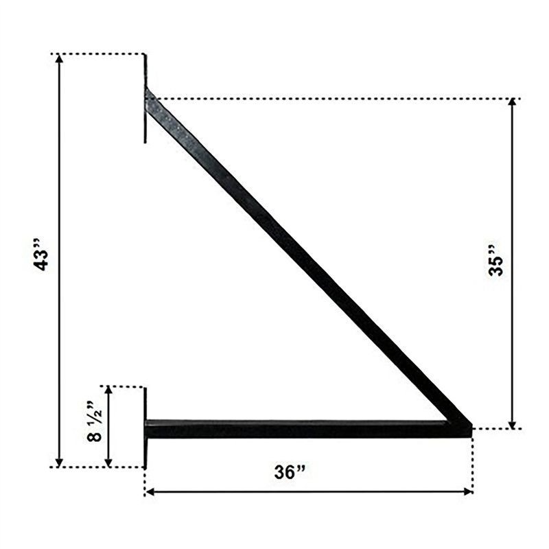 Prague Style 14' Black Steel Sliding Driveway Gate with Pedestrian Gate
