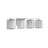 Caydie Prism Vintage Metal/Glass Classic Glam LED Vanity Light-180021781
