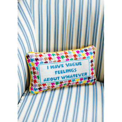 Geometric Cotton Throw Pillow