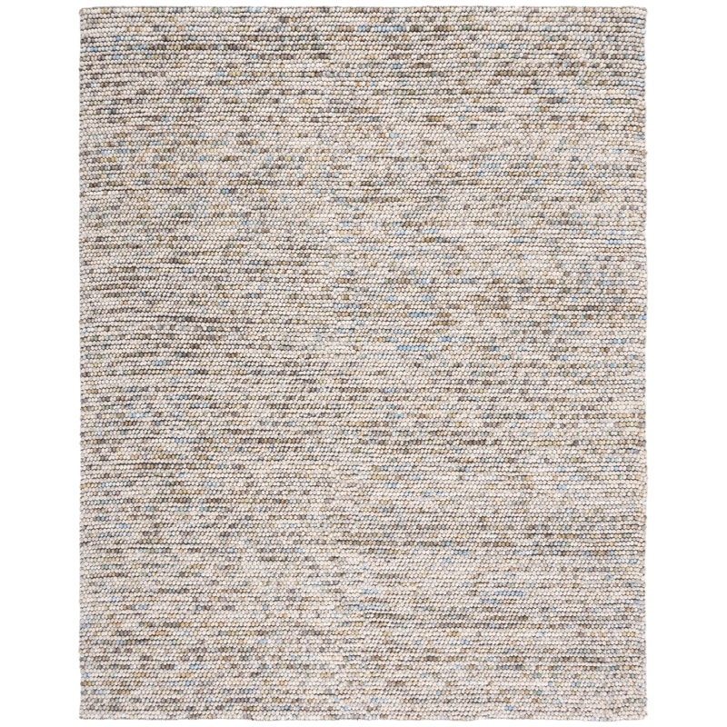 Elle Area Rug in Ivory/Brown/Blue, Rectangle 10' x 14'
