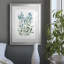 Delicate Blue Botanical II - peinture encadrée-107982834-107982829