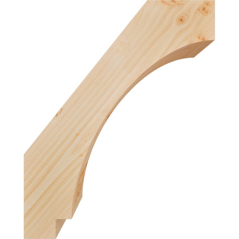 Attelle impériale du genou, Sapin de Douglas, Lisse, H 20 po x l 5,5 po x P 16 po