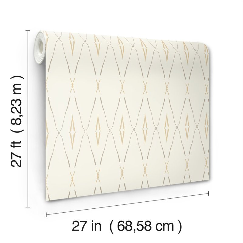 Artifact Silhouettes Geometric Wallpaper Double Roll, Desert